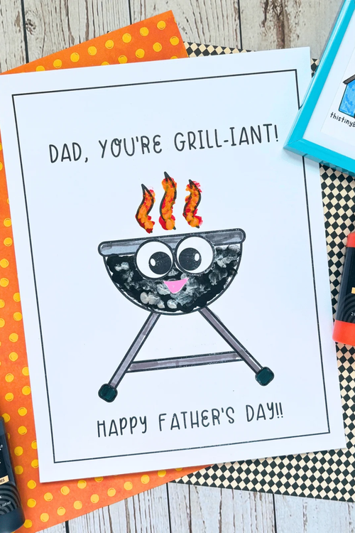 Father’s Day Pun Crafts Bundle for Kids | 8 Printable Crafts