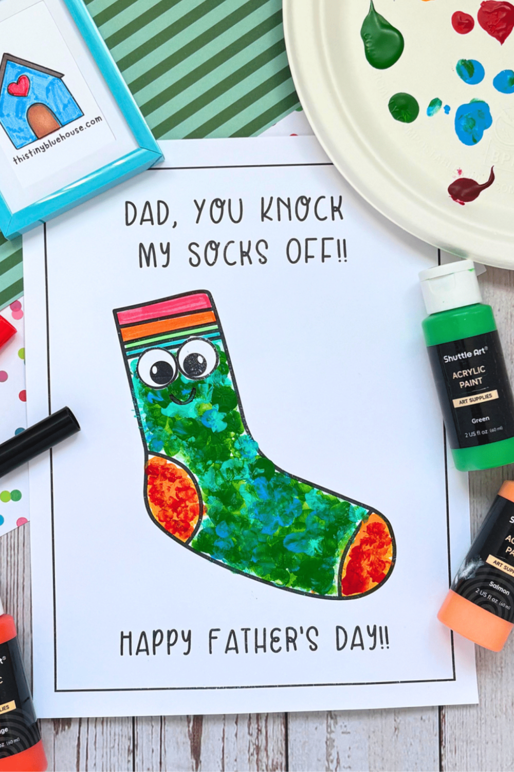Father’s Day Pun Crafts Bundle for Kids | 8 Printable Crafts