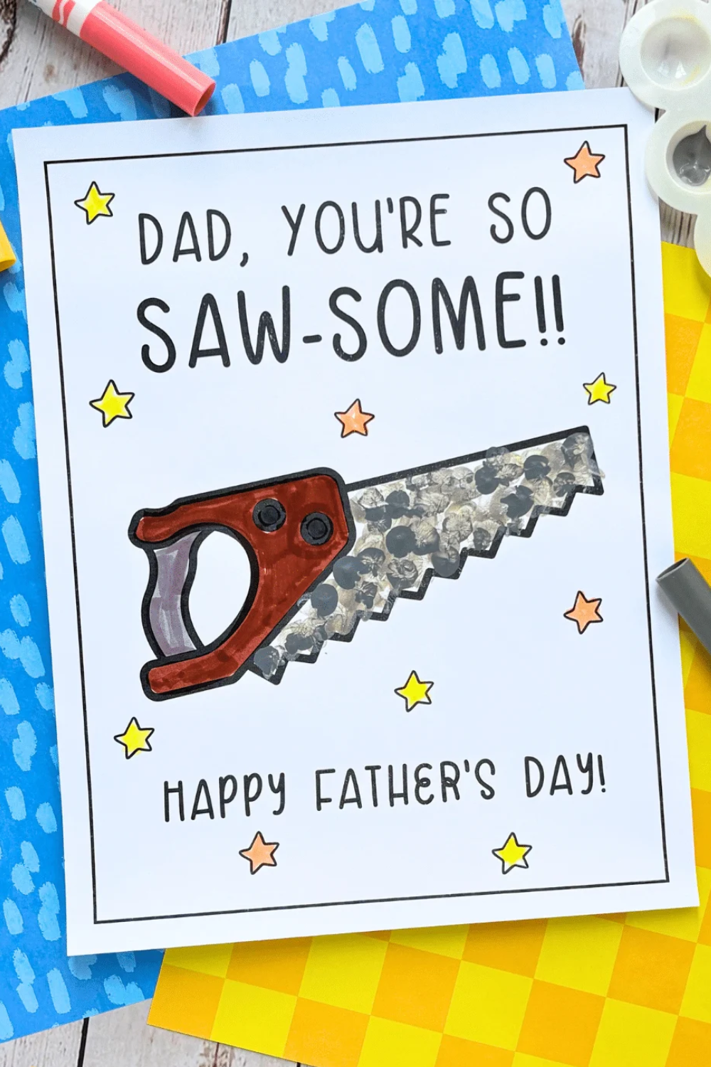 Father’s Day Pun Crafts Bundle for Kids | 8 Printable Crafts